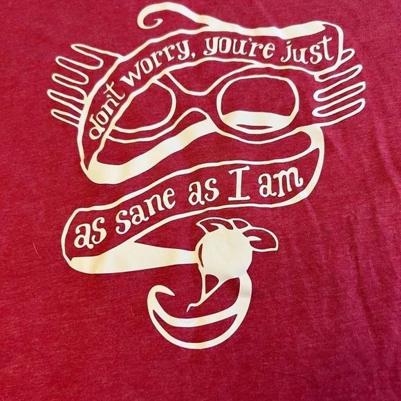 Luna Lovegood Harry Potter raspberry pink tee, Size Small - Picture 2 of 9